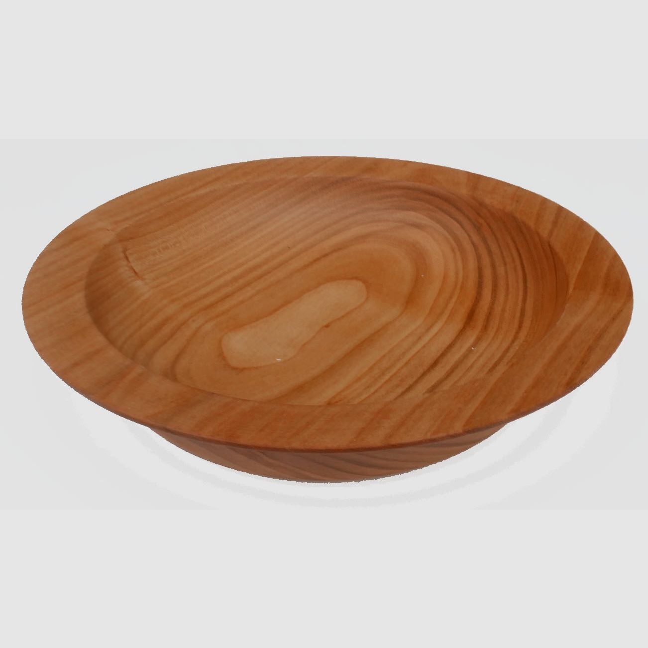 (Soup) plate made of oiled wood, image 1 of 2