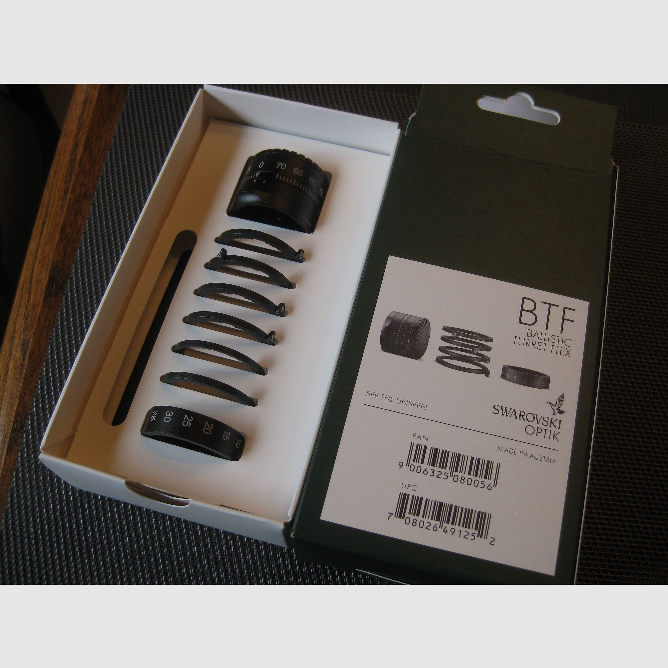 SWAROVSKI BTF = ballistic turret for ALL Z8i variants, so for Gen.I as well as Gen.II and Gen.+ !! NEW in original packaging !! NOT for Z6i models !!