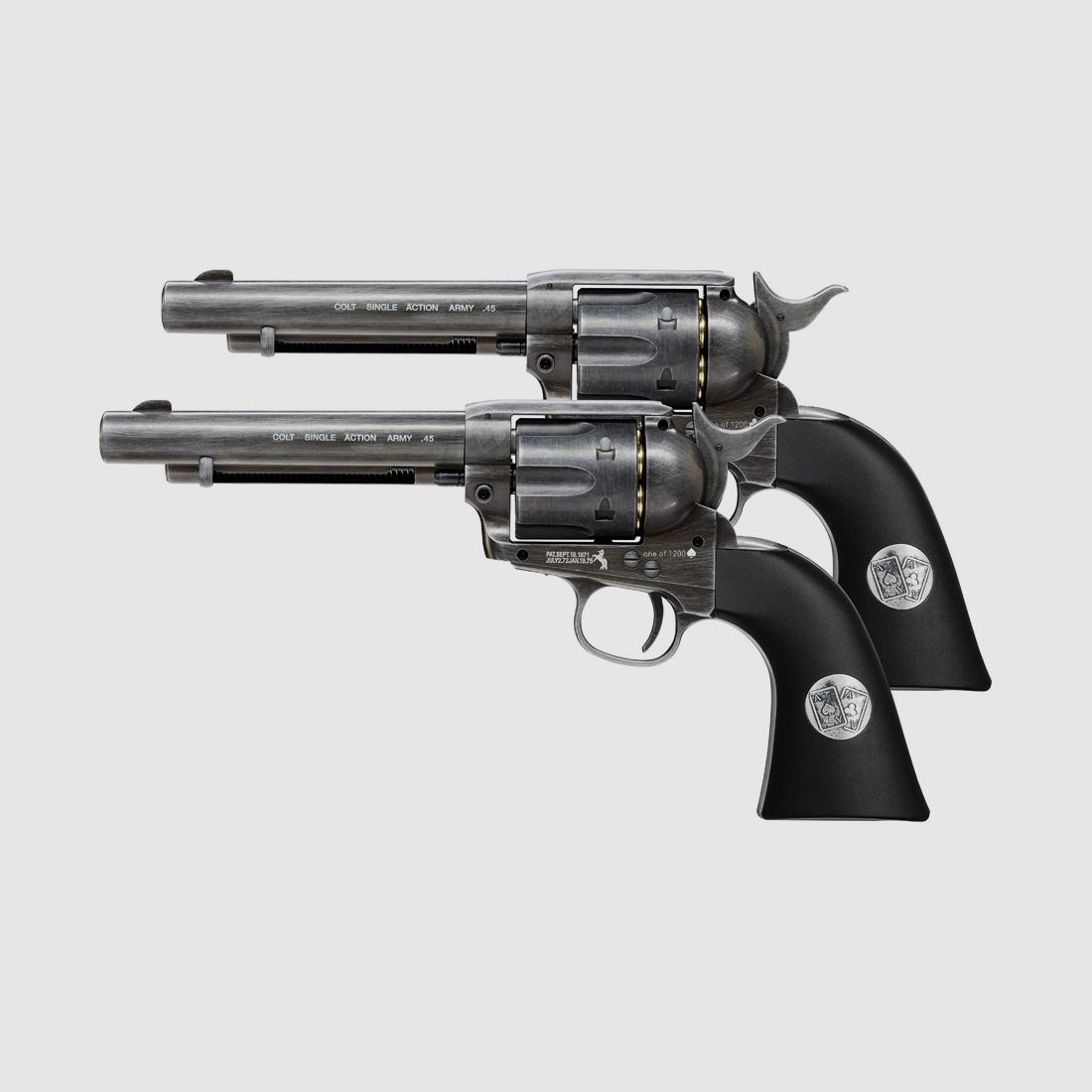 Colt Single Action Army Double Aces Duel Set Kaliber 4,5mm Stahl BB