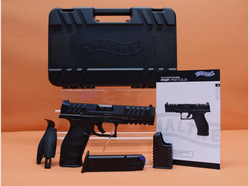 Walther Ha. Pistolet 9mm Luger Walther PDP Pełny rozmiar 5" Lufa poligonowa/ Gotowy na optykę/ (9mm Para/9x19)