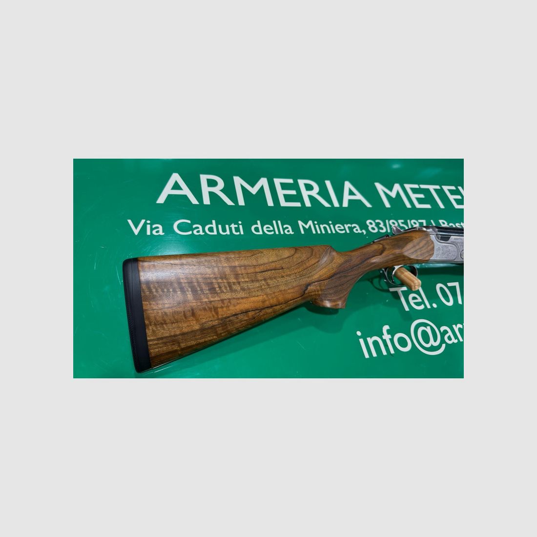 Bockdoppelflinte Beretta mod. 690 III kal. 12 in hout art: 690III12 BERETTA, afbeelding 3 van 5