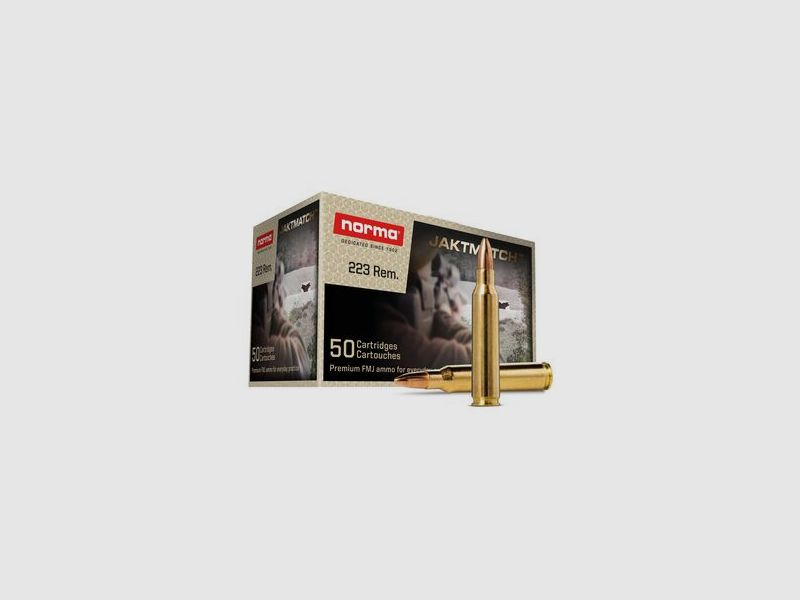 NORMA Jaktmatch .223 Remington FMJ 3,6g/55gr