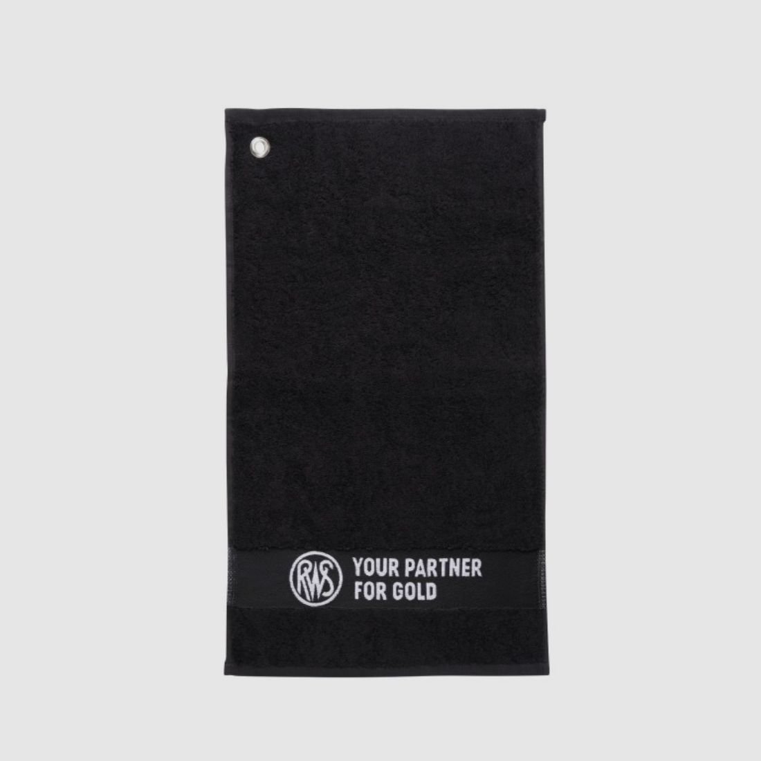 RWS 2402308 Hand towel shooting towel 30x50 cm black your partner for gold
