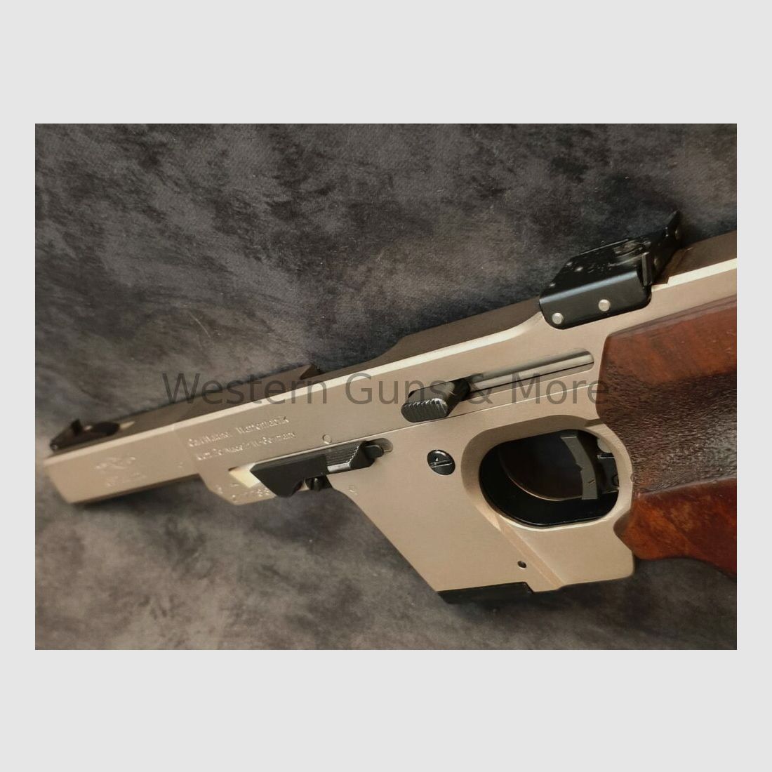 Walther GSP Sport-Matchpistole Kal.22lr. mattvernickelt
