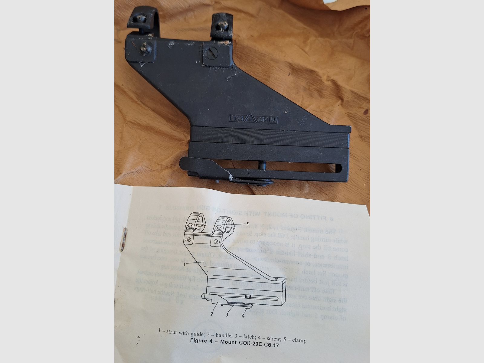 NEU AK 47 / 74 montaje lateral 1 pulgada Izhmash OVP visor Klaschnikov