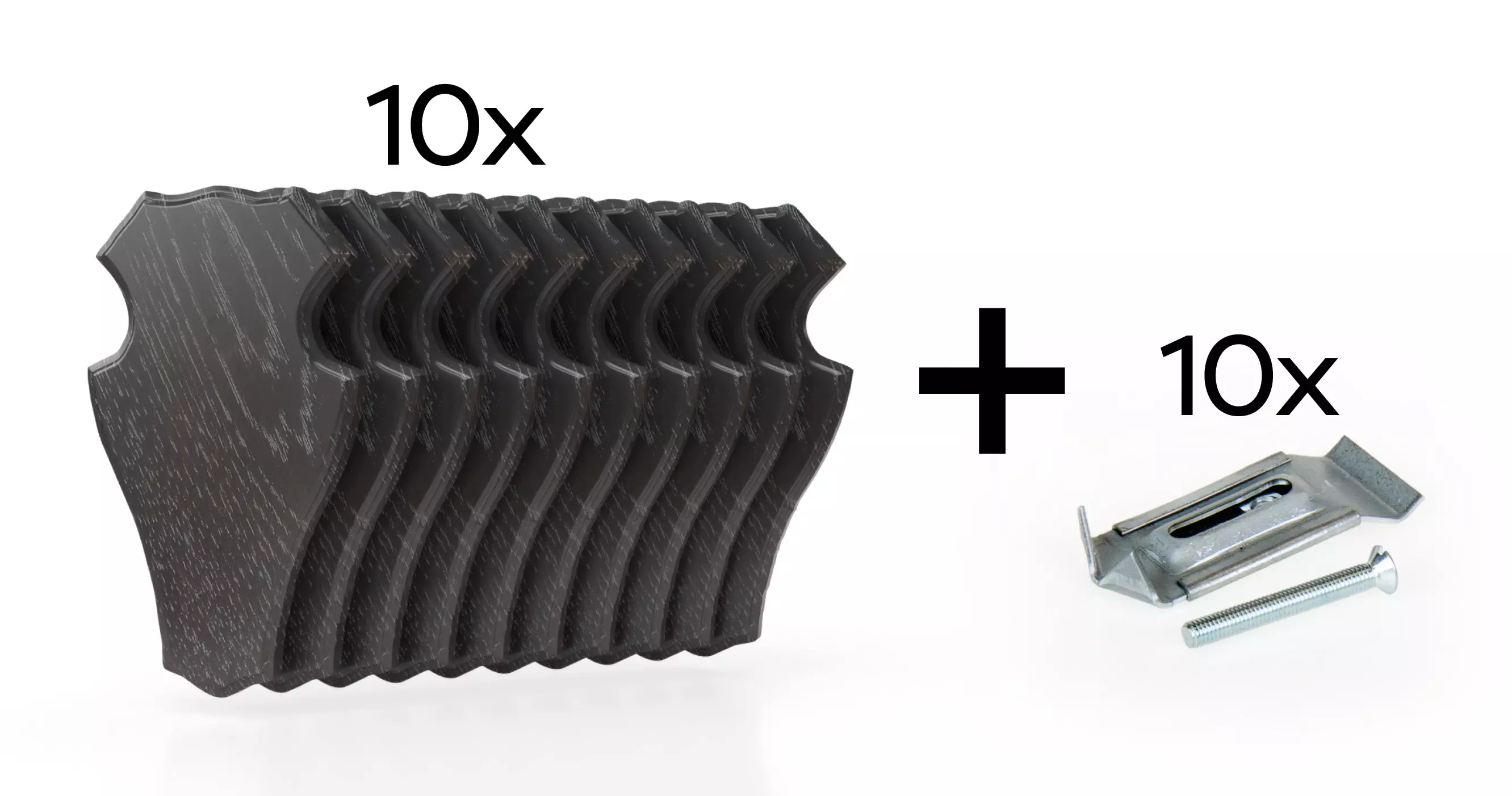 10x Rehbockbrett Eiche 1 22x13 dunkel, Bild 1 von 4