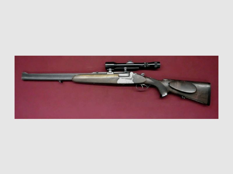 Anton Sodia break-action rifle with BBF & BDF interchangeable barrel