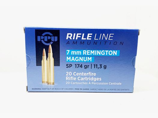 Munition PRVI 7 MM RM SP 174 gr