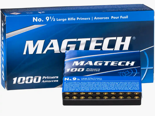 Magtech – kapsułki / 9 1/2 L:R: / 1000 sztuk