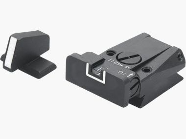 LPA SPR70P718 Conjunto de Mira Micrométrica para HK P7 M8/M13 y MK23 SOCOM – Contorno Blanco