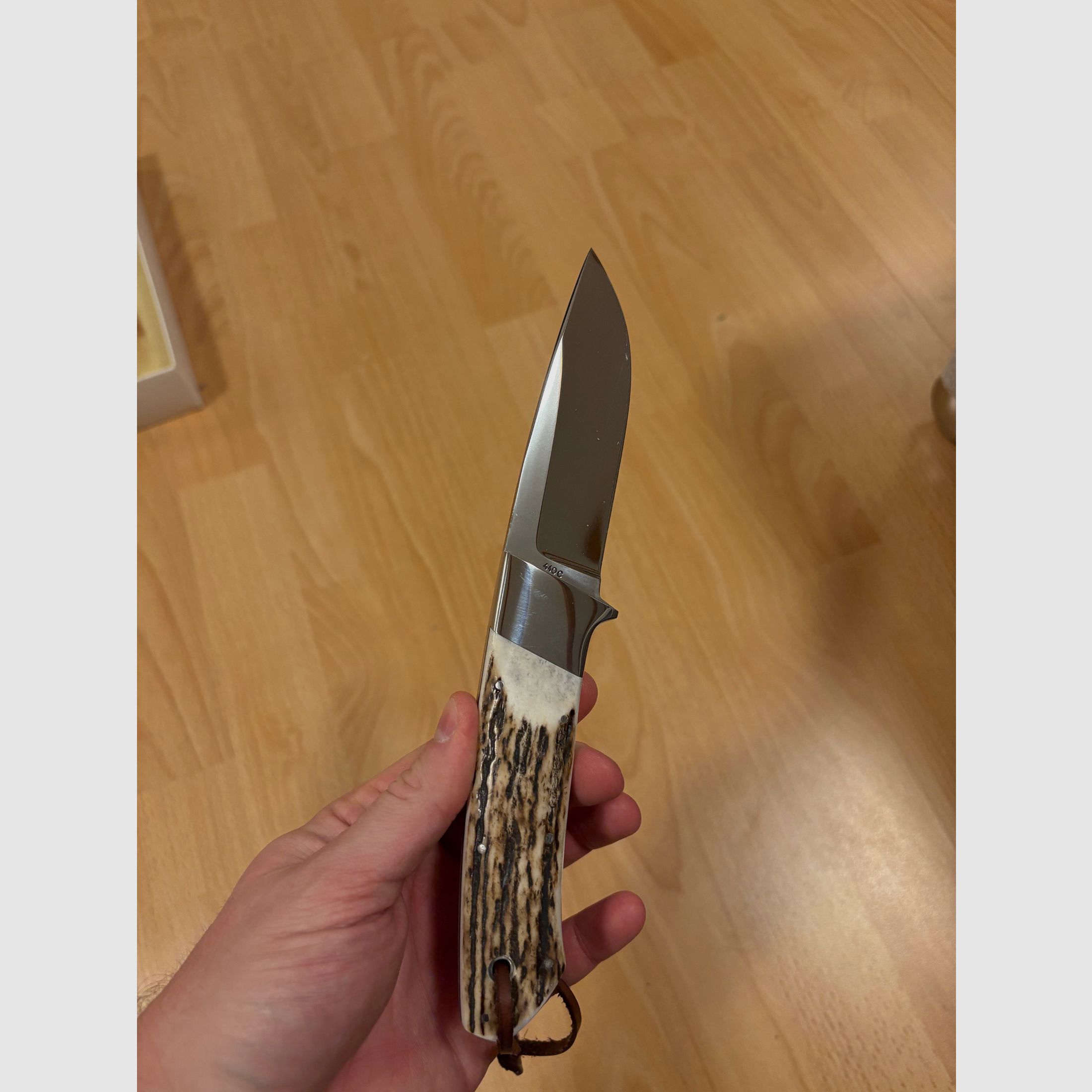 DNC couteau de chasse avec corne de cerf