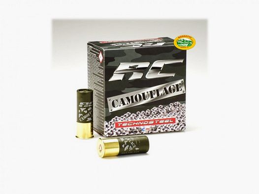 RC Patronen TECHNOSTEEL HP CAMOUFLAGE T4 Kal.12 gr.34 p.3 bleifrei
