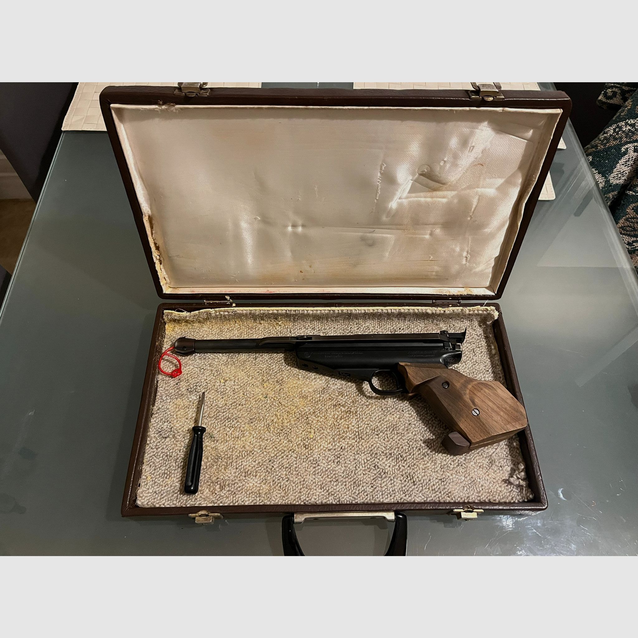 Feinwerkbau Mod. 65 4,5/.177, Federdruck / Seitenspanner