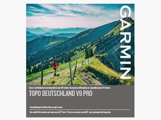 Garmin TOPO Allemagne v9 PRO - Carte SD