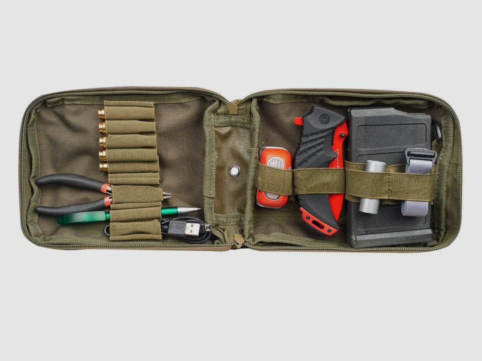 Torba na akcesoria Bergara rozmiar L z zaczepami na naboje