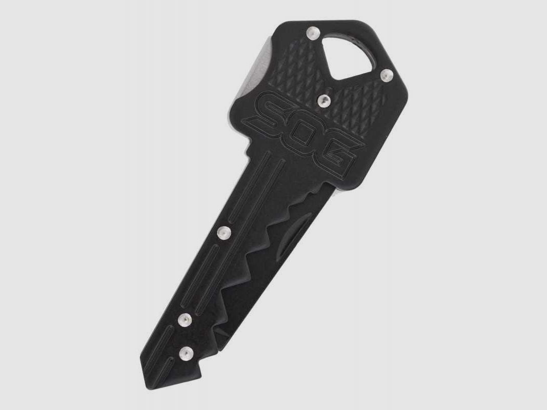 SOG Key Knife Schlüsselmesser, Schwarz
