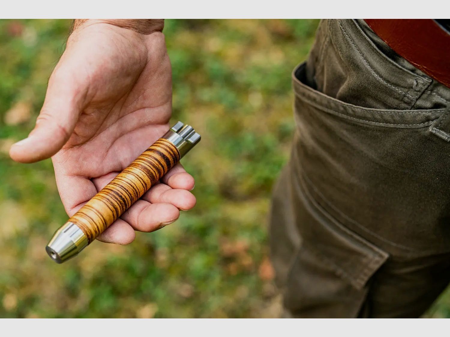 XADR ONE Profi Messerschärfer Zebrano Querholz