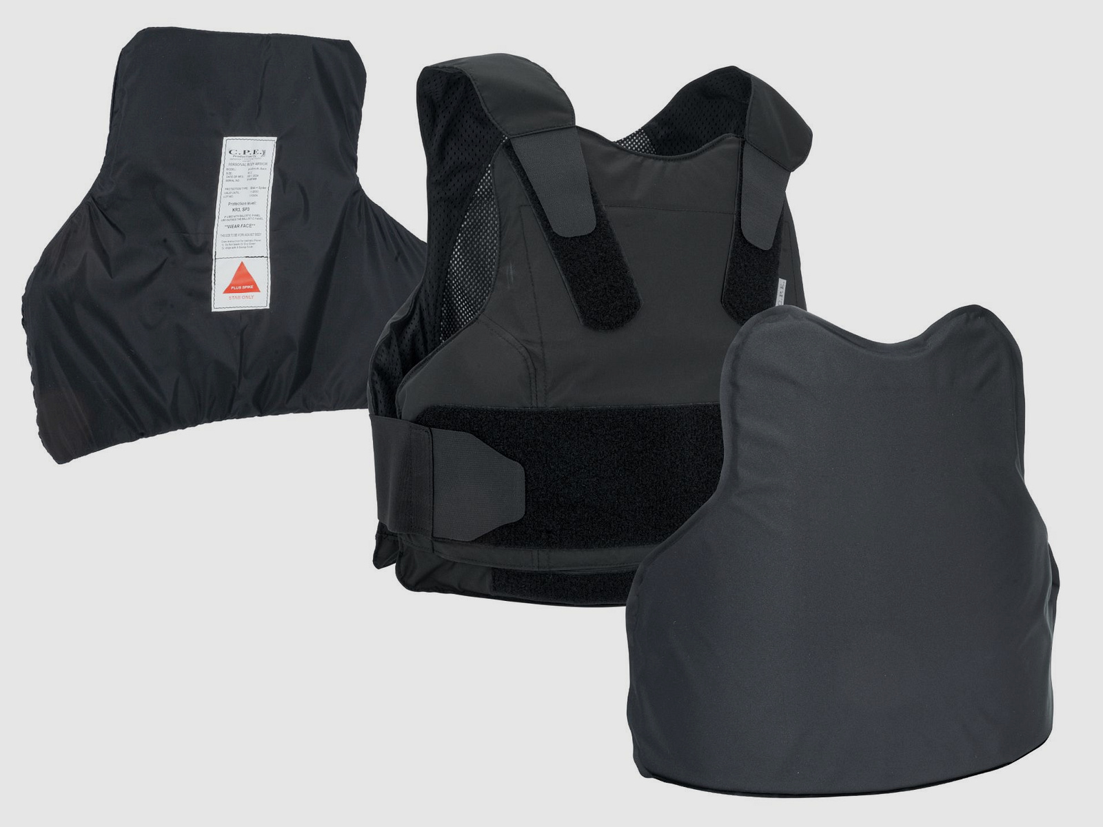 Chaleco antibalas C.P.E 210 KR3 para mujeres chaleco interior Seguridad servicio de seguridad - Talla L