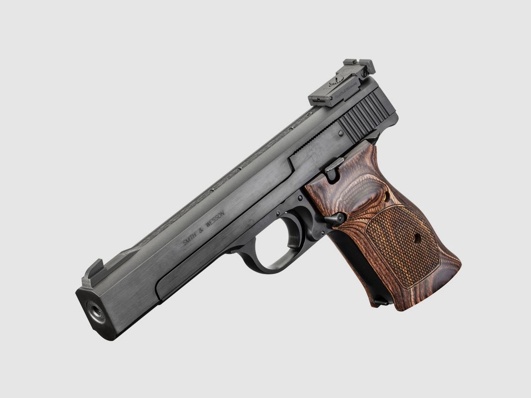 Smith & Wesson Pistol 41 5.5′ .22Lr. Brunita, Bild 3 von 6