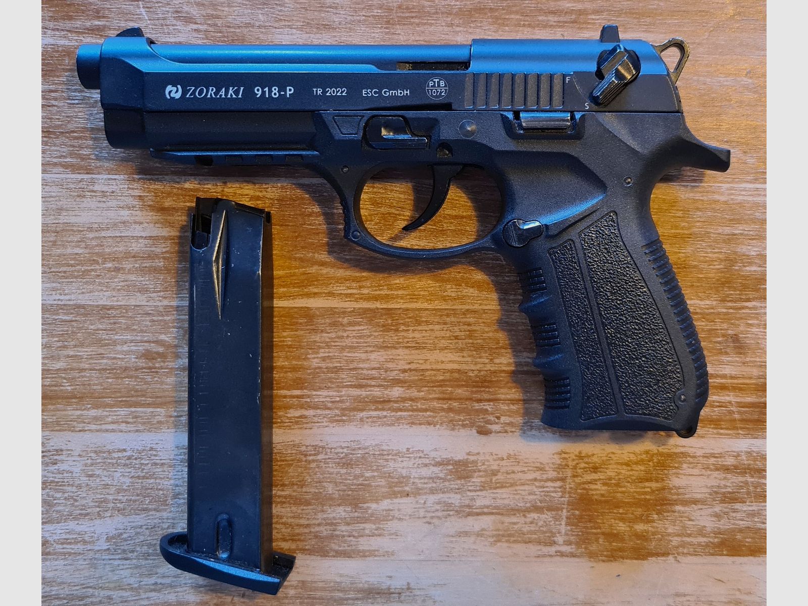 Zoraki 918-P mit komplettem Zubehör