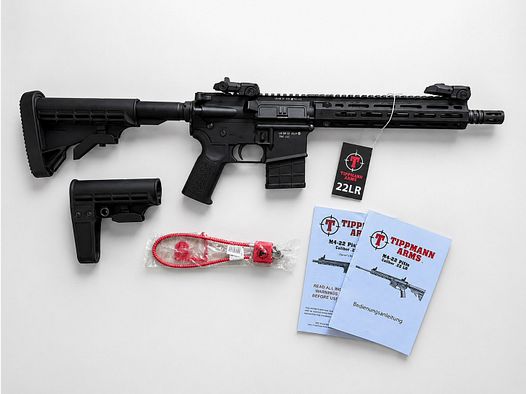 Tippmann Arms M4-22 PRO, 10.5",  in .22lfb ("beste AR in  .22lr") - neuwertig