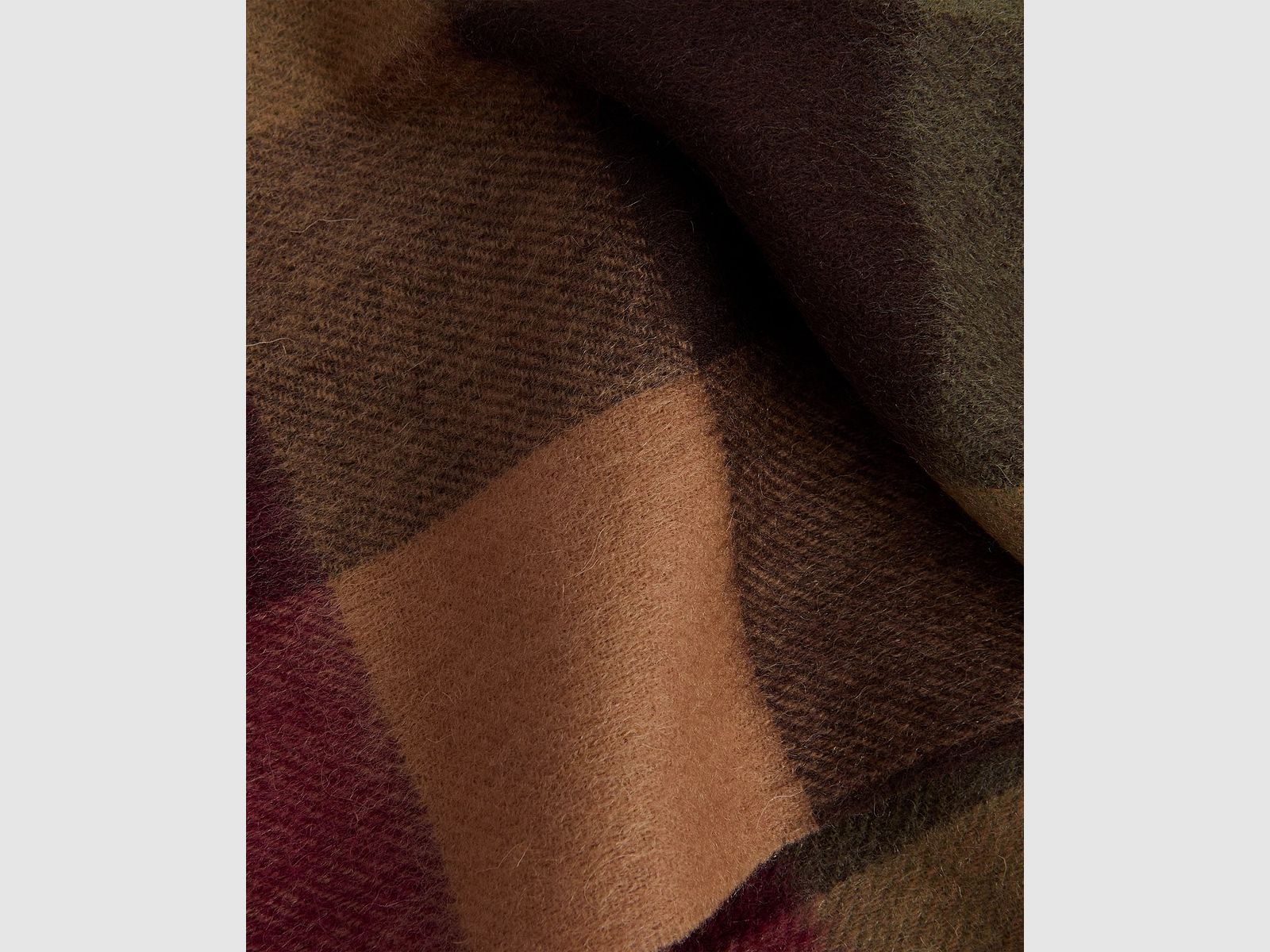 Barbour Large Tattersall Scarf made of Lambswool