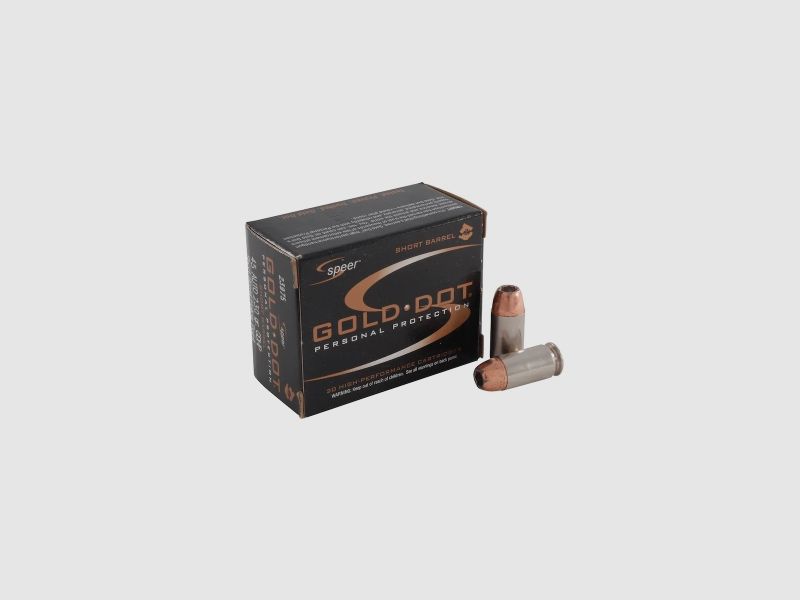 Speer Gold Dot Personal Protection .45 ACP 230GR GDHP 20 Patronen