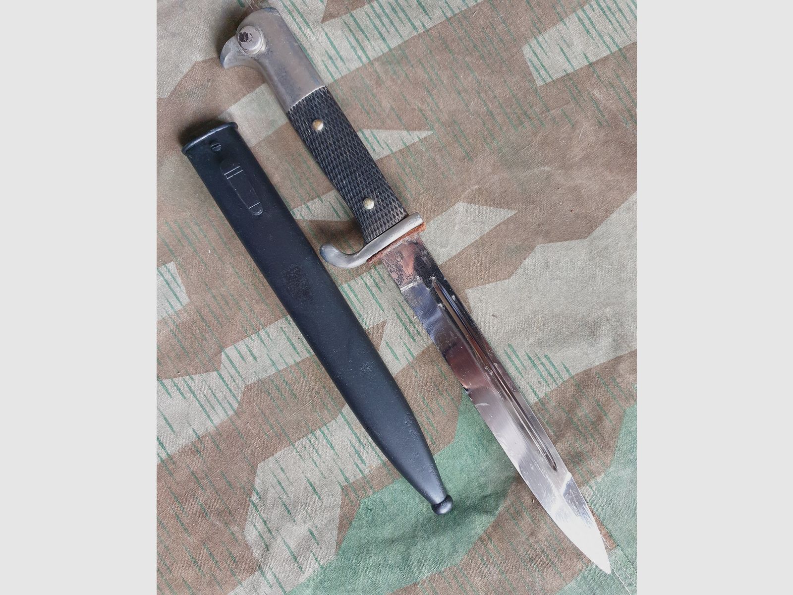 Ausgeh-Bajonett 2 WK / WWII K98 Extra Seitengewehr Alexander ALCOSO Solingen