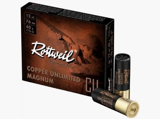 Rottweil Copper Unlimited Magnum .12/76 3,00 mm 40 g 10 cartucce