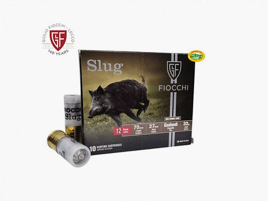 FIOCCHI Patronen SLUG HP Kal.12 32 gr. Geschoss Gualandi