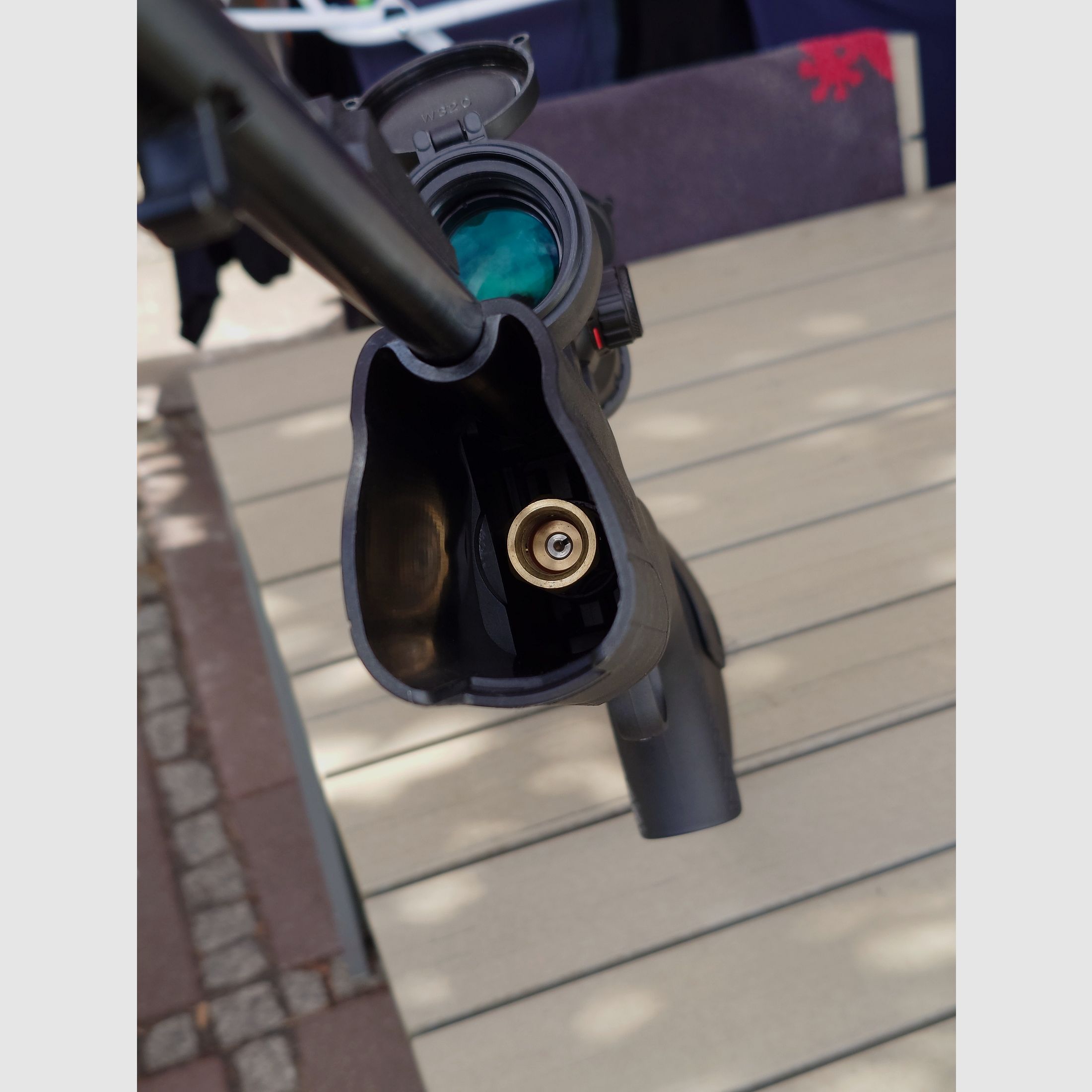Umarex 850 m2 with CO2 adapter and Walther scope + lots of accessories