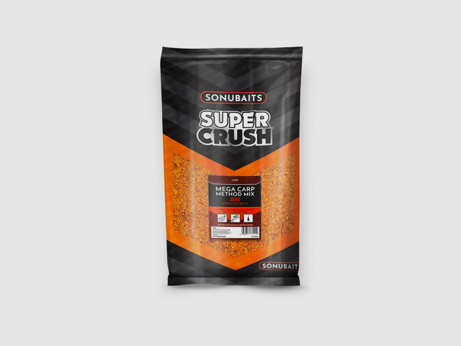 SONUBAITS – MEGA CARP METHOD MIX RED GROUNDBAIT 2kg