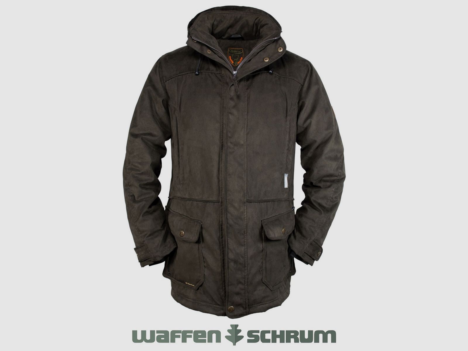 Hubertus Jacke Climashield Schwarzwald Olive-Braun