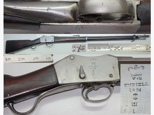 Martini-Henry V.R Enfield 1884 III Kaliber .303 british Einzellader Modell 1871.