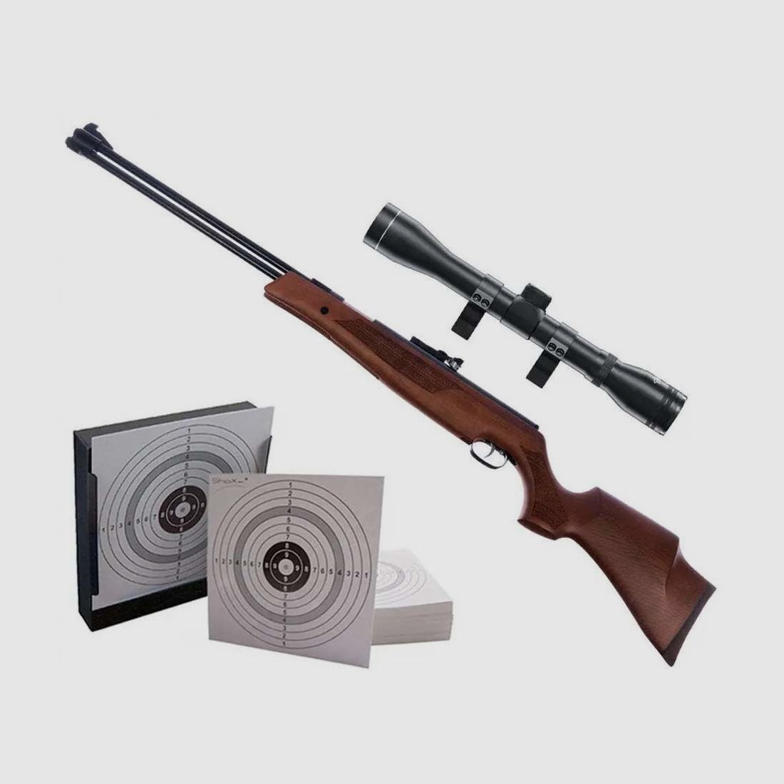 Weihrauch HW77 Luftgewehr Kal. 4,5 mm Diabolo - Set