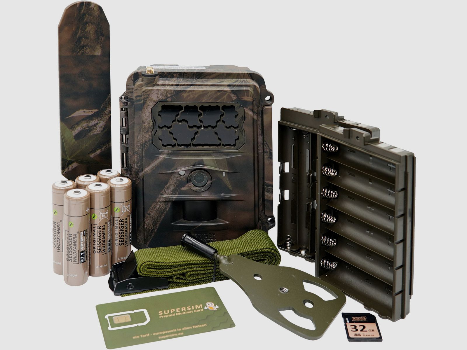 Seissiger Wildkamera Special-Cam LTE Supersim-Edition inkl. 6 x 18650-Akkus