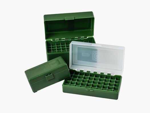 Fritzmann Munitionsboxen aus Kunststoff für 50 Patronen Kal. .223