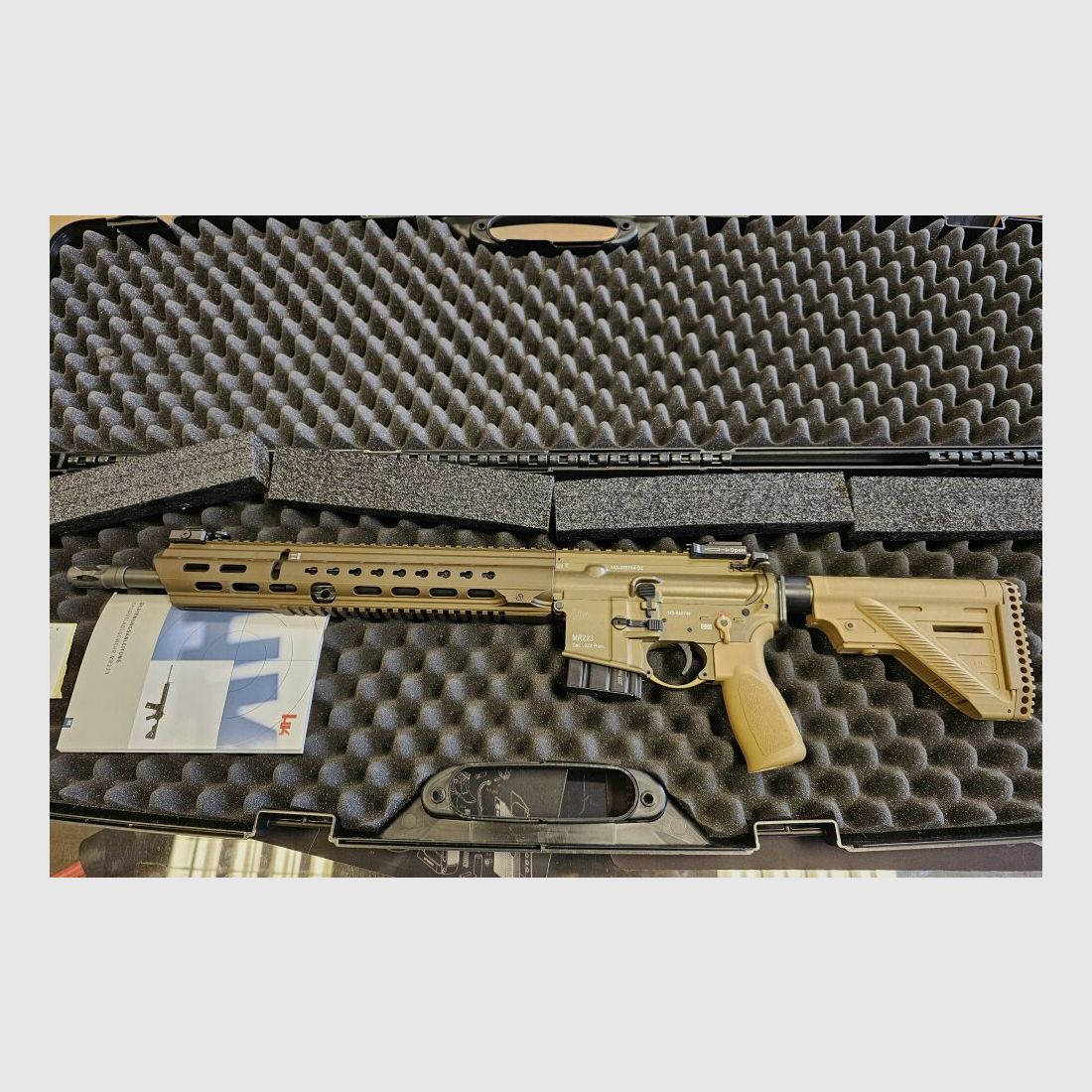 Heckler & Koch HK SLB MR223, A3-Version, 16,5", sandfarben	 .223Rem