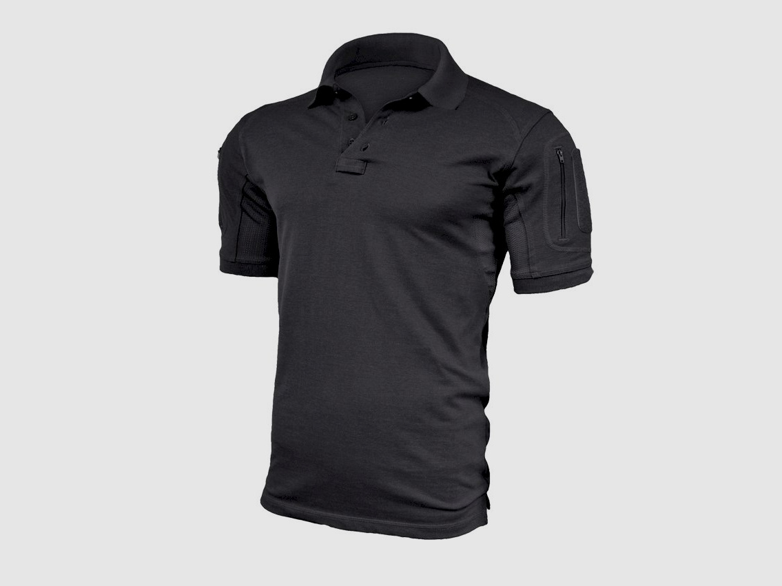 TEXAR POLO SHIRT ELITE PRO SCHWARZ