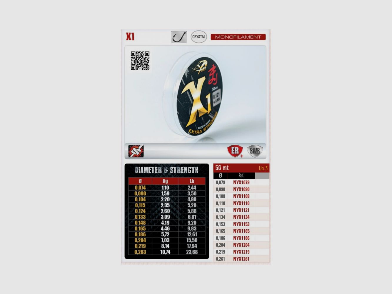 HILO YUKI X1 EXTRA STRONG 50M, imagen 2 de 2