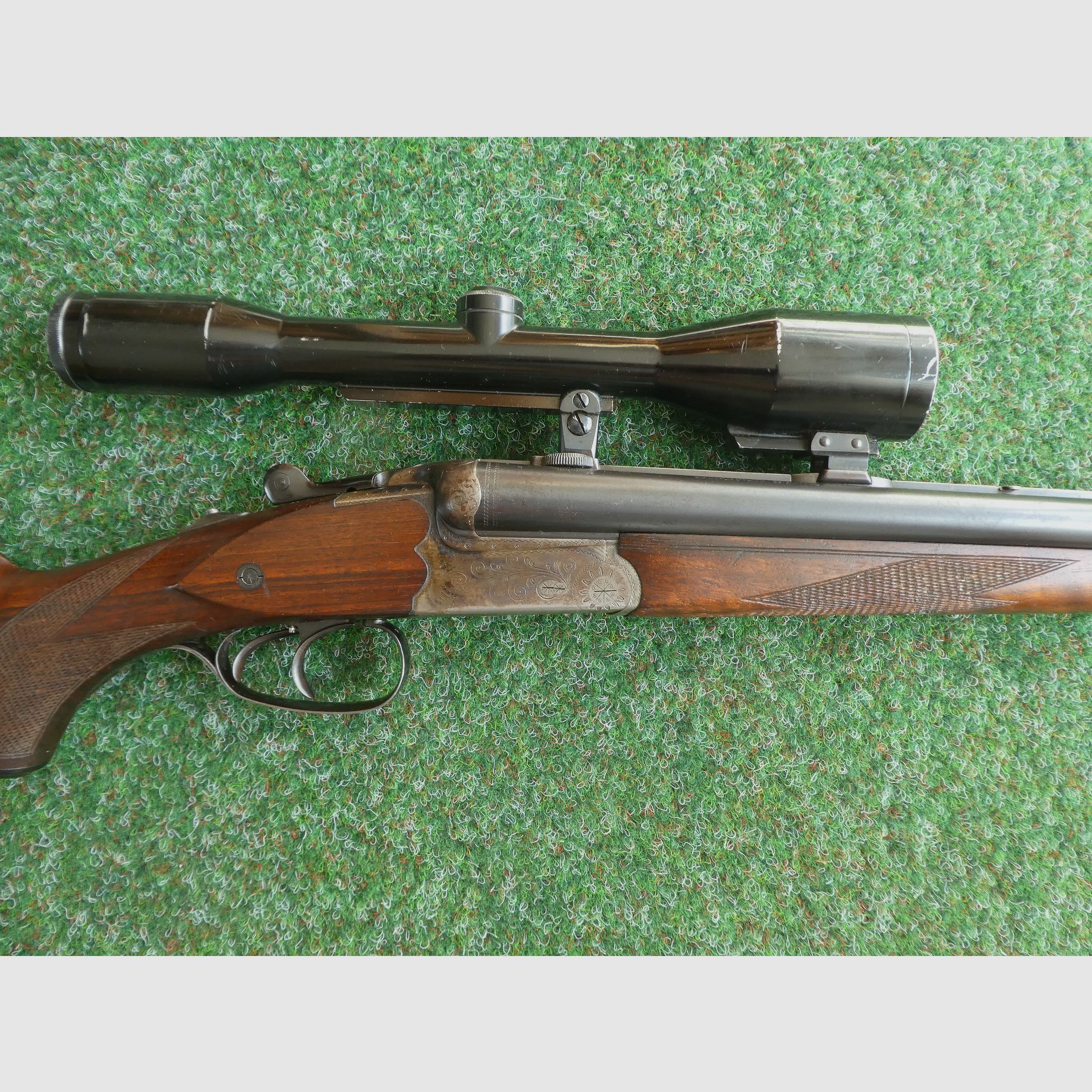 Suhler Drilling Mod 32 im Kaliber 16/70 und 7x57R, Q1 gestempelt