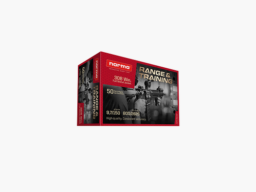 Amunicja Norma 308 Win Range & Training FMJ 9,7g/150gr (50 szt.)