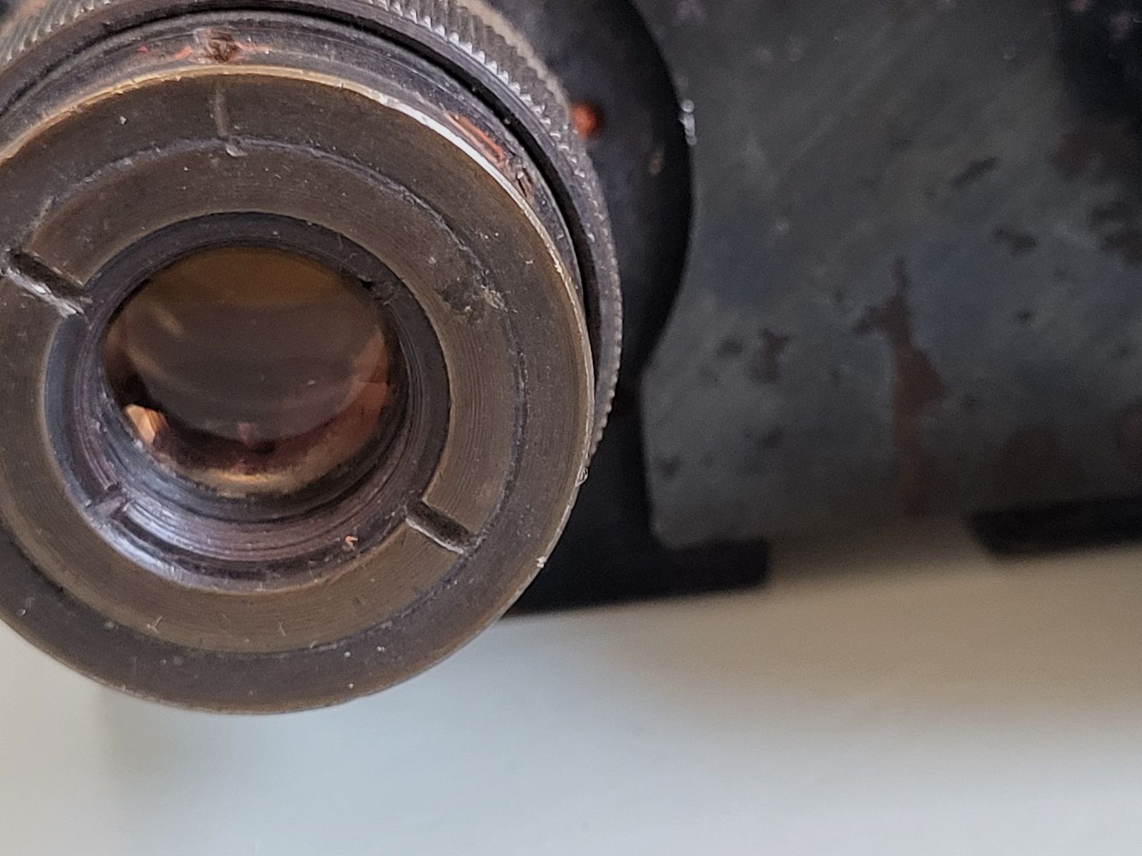 2 WK - WW 2 - Flak Fernrohr - Doppelfernrohr - Fernglas - Patent Carl Zeiss - 1940er Jahre 