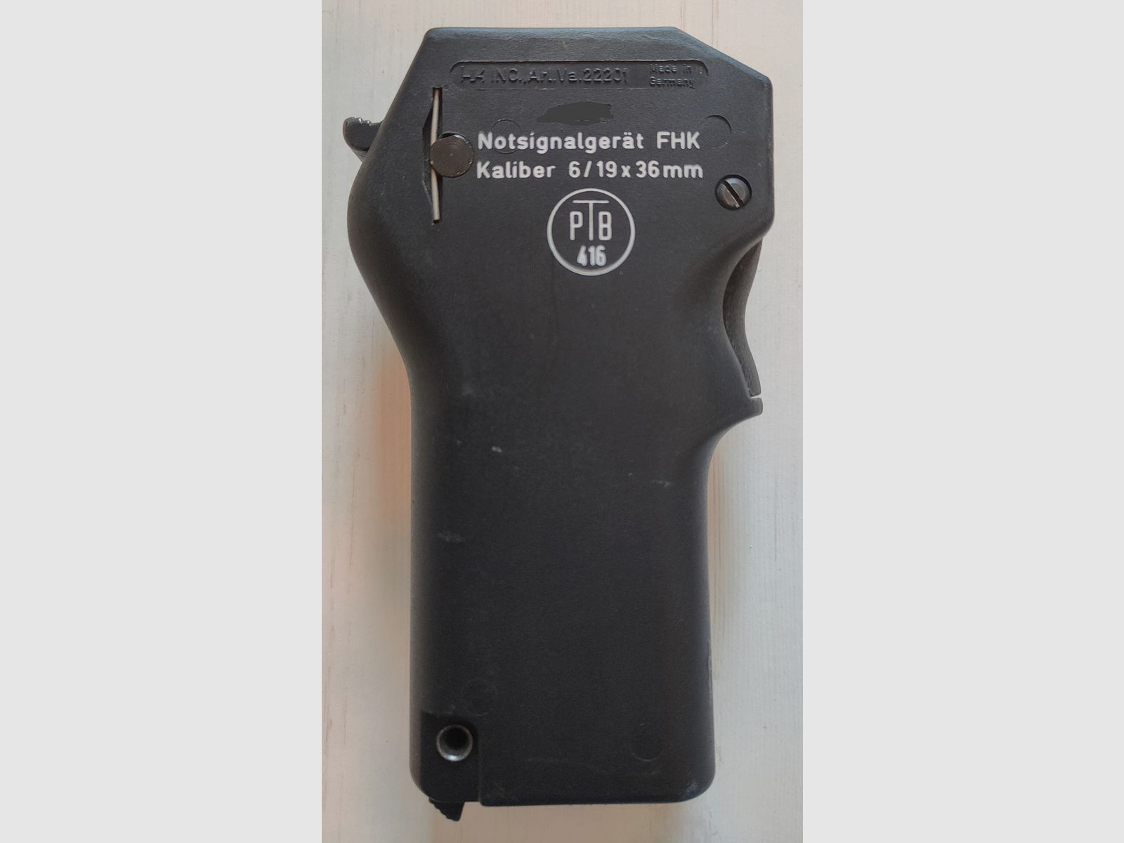 Heckler und Koch FHK19 señalizador de emergencia versión PTB
