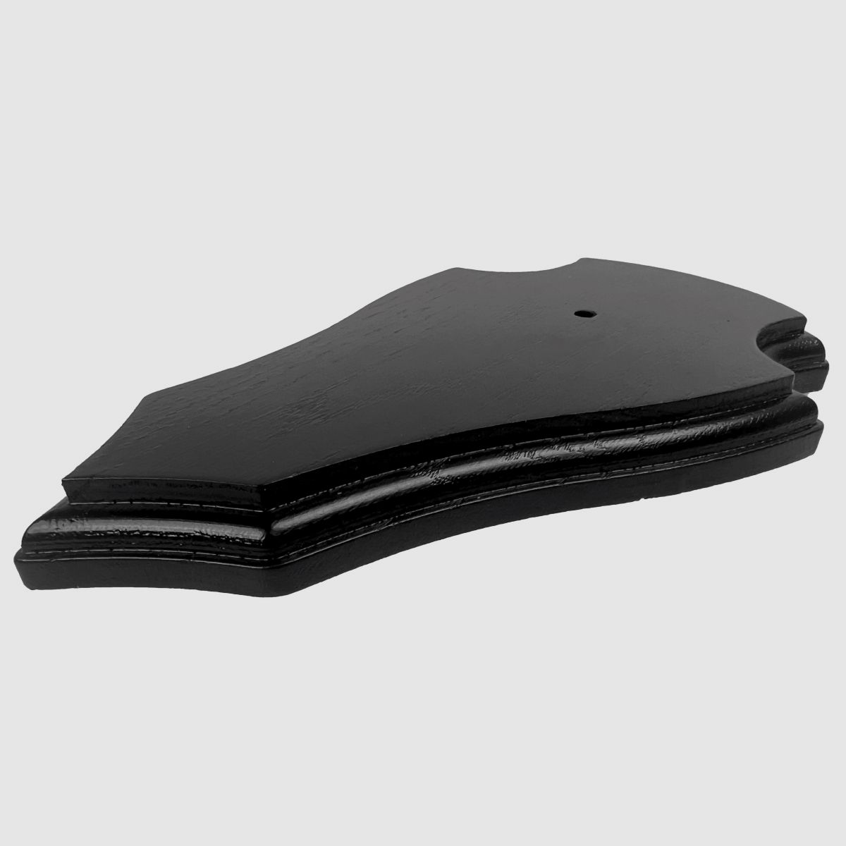 Tablero de cuerno ciervo 18x11 cm oscuro puntiagudo o de pino