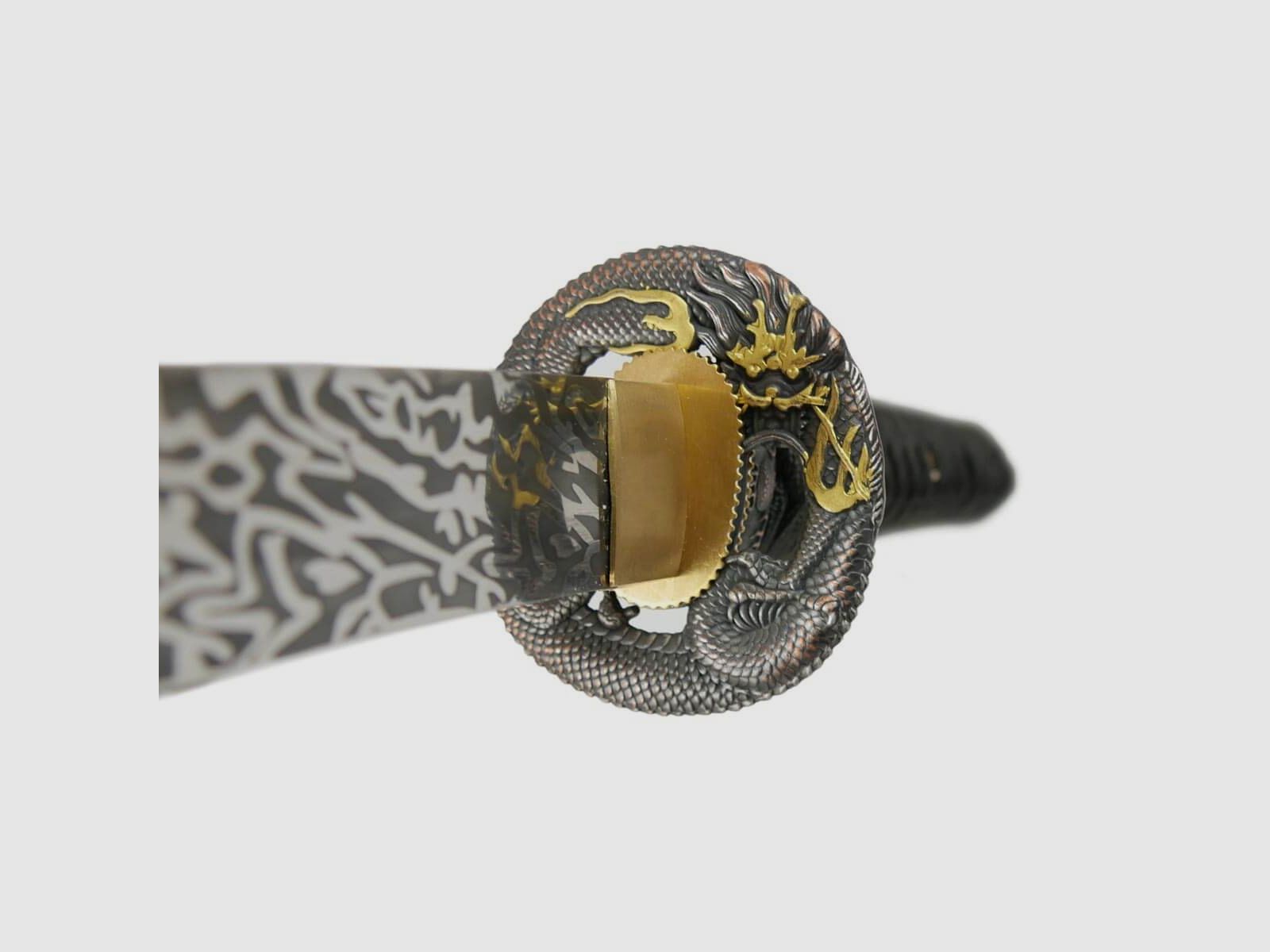 PTL Sports Iaito Katana mit Damaszener-Optik