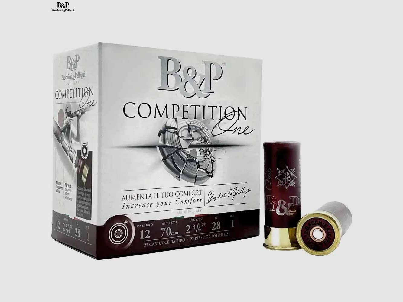 BASCHIERI & PELLAGRI 12/70 COMPETITION ONE SKEET 2,0mm 24g 25Stk