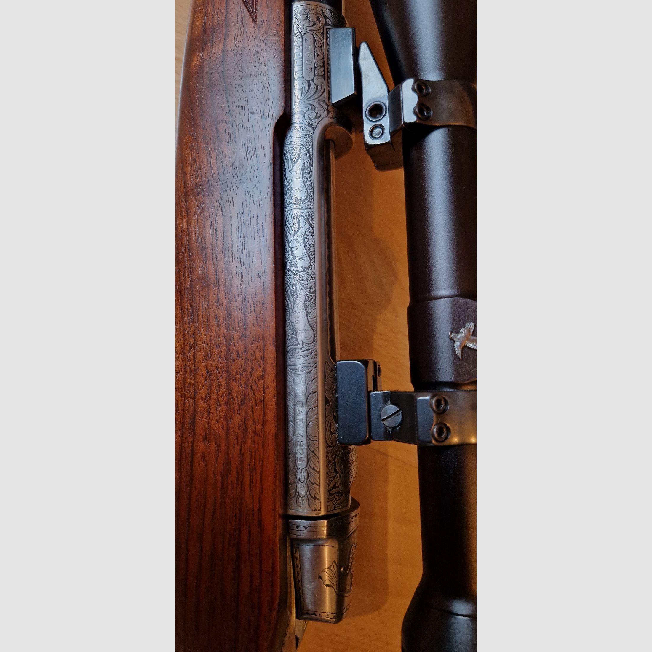 Fucile ripetitore Antonio Zoli AZ 1900 Bavaria Super Lusso con cannocchiale Swarovski