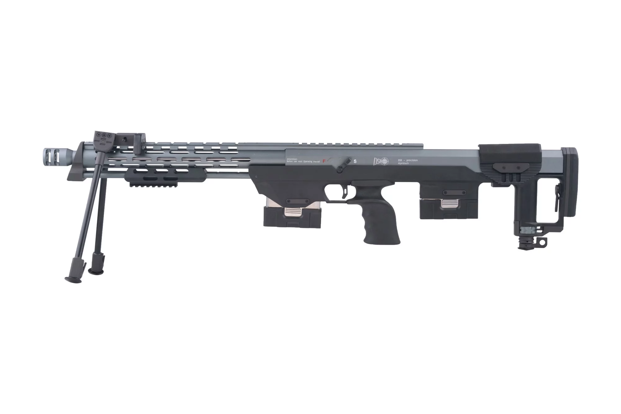 ARES DSR-1 Airsoft-Scharfschützengewehr – schwarz-silber, Bild 6 von 36