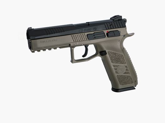 Pistola CZ P-09 FDE Duotone incluye maletin – 6 mm GBB / Co2
